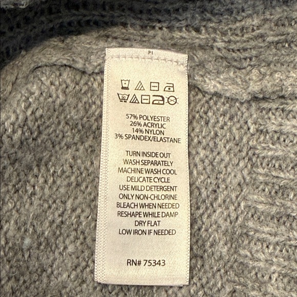 Heather Gray French bulldog / frenchie 
Knit intarsia Sweater xl - Picture 5 of 8